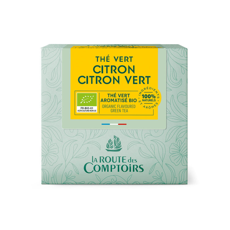 Thé Comptoir Richard - Thé vert Citron/Citron-Vert (40 sachets)