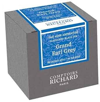 Thé Comptoir Richard - Thé Grand Earl Grey (40 sachets)
