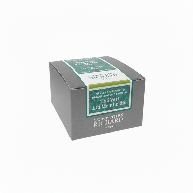 Thé Comptoir Richard - Thé Vert à la Menthe bio (40 sachets)
