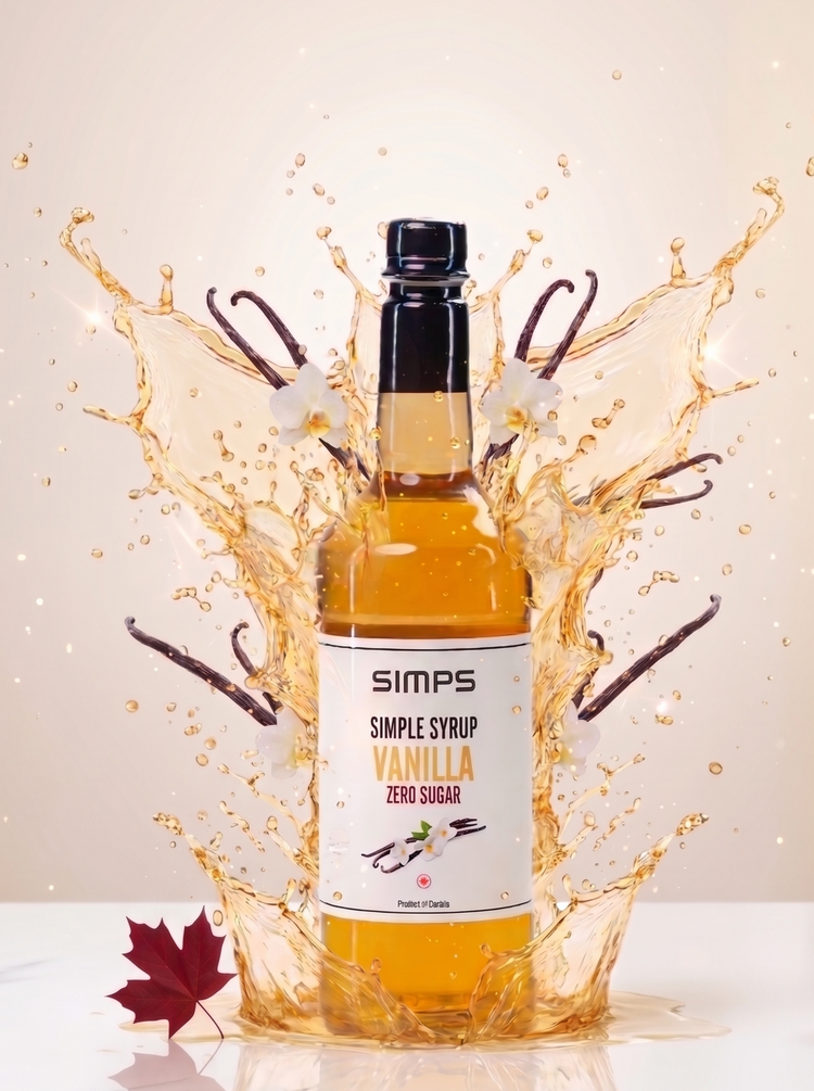 Sirop Simps - Vanille Zéro Sucre (946ml)