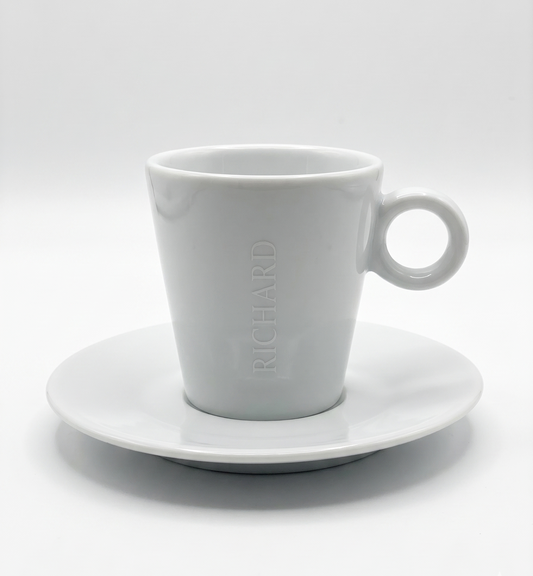 Tasses Cappuccino Café Richard Slim Blanches (Boîte de 6)