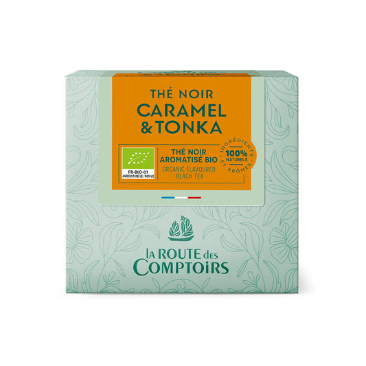 Thé Comptoir Richard - Thé noir Caramel & Tonca (40 sachets)