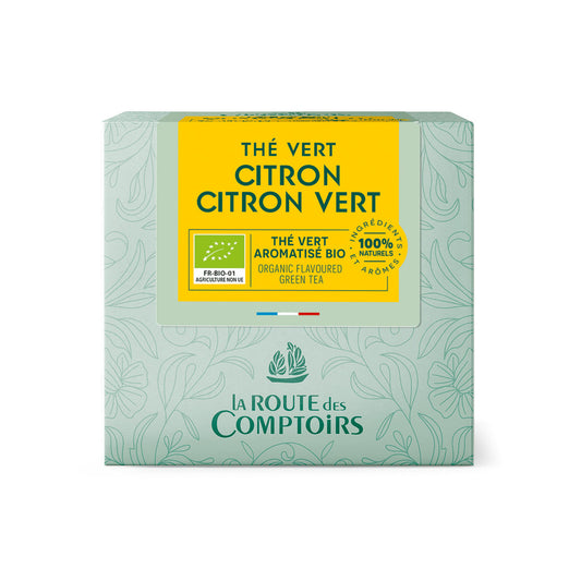 Thé Comptoir Richard - Thé vert Citron/Citron-Vert (40 sachets)