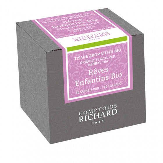 Thé Comptoir Richard - Infusion Bio Tisane Rêves Enfantins (40 sachets)